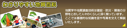 わかりやすい地質百科へのリンクバナー