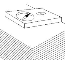 図2-a　傾斜方向の測定方法