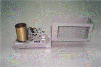 自動水位測定機器。フロートタイプ写真