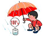 雨の降り方に注意しておきましょう